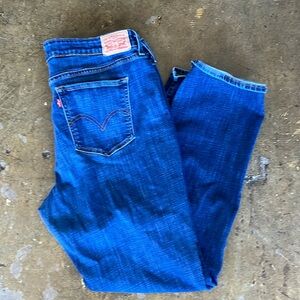 Levi’s 414 relaxed straight fit 18W women’s jeans dark wash